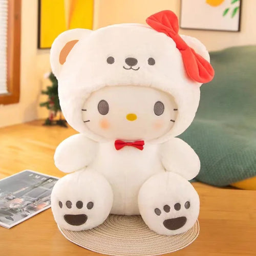 **New Kawaii 25cm Sanrio Plush Jade Dog Kuromi Dressing Doll Cute