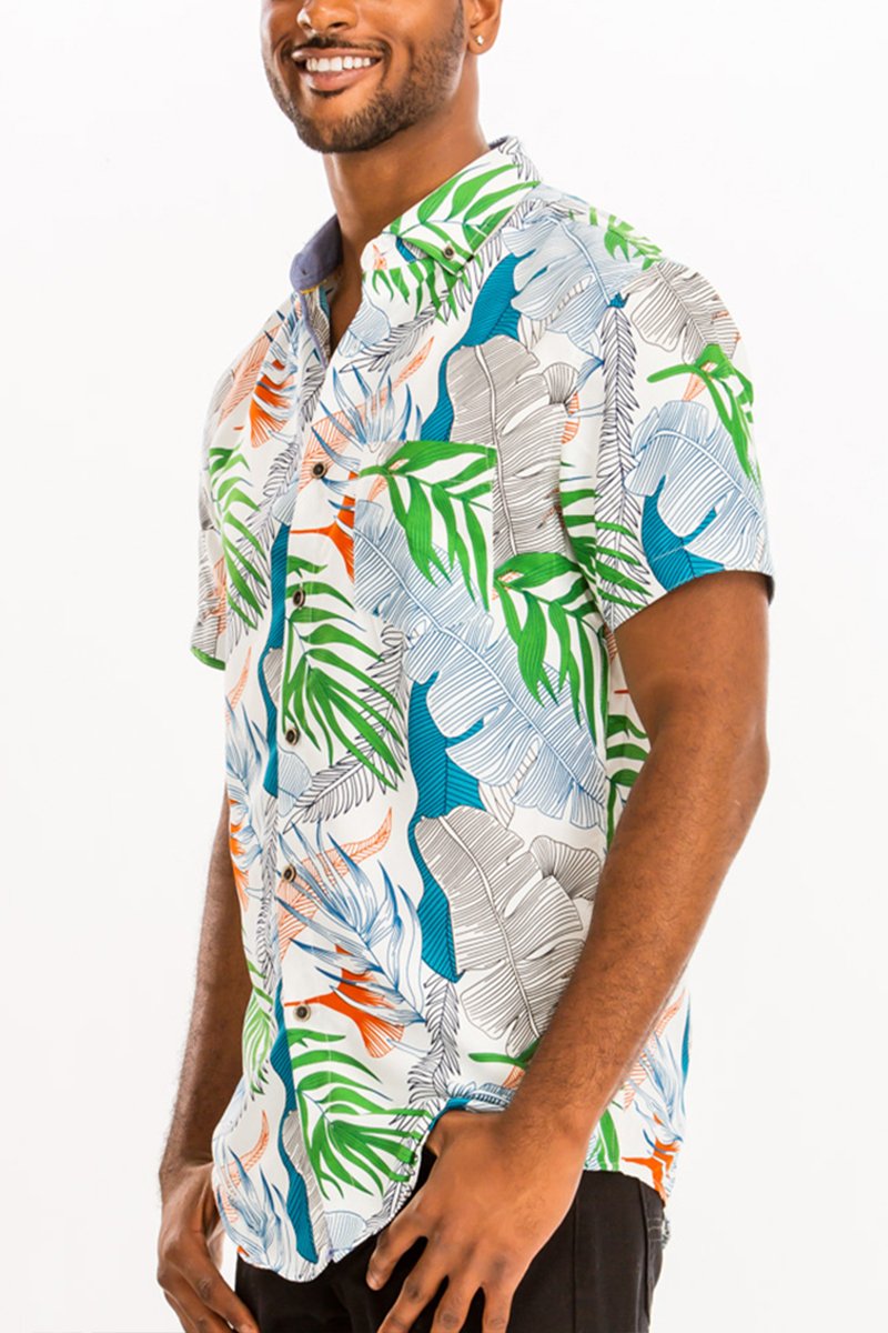 HAWAIIAN BUTTON DOWN SHIRT
