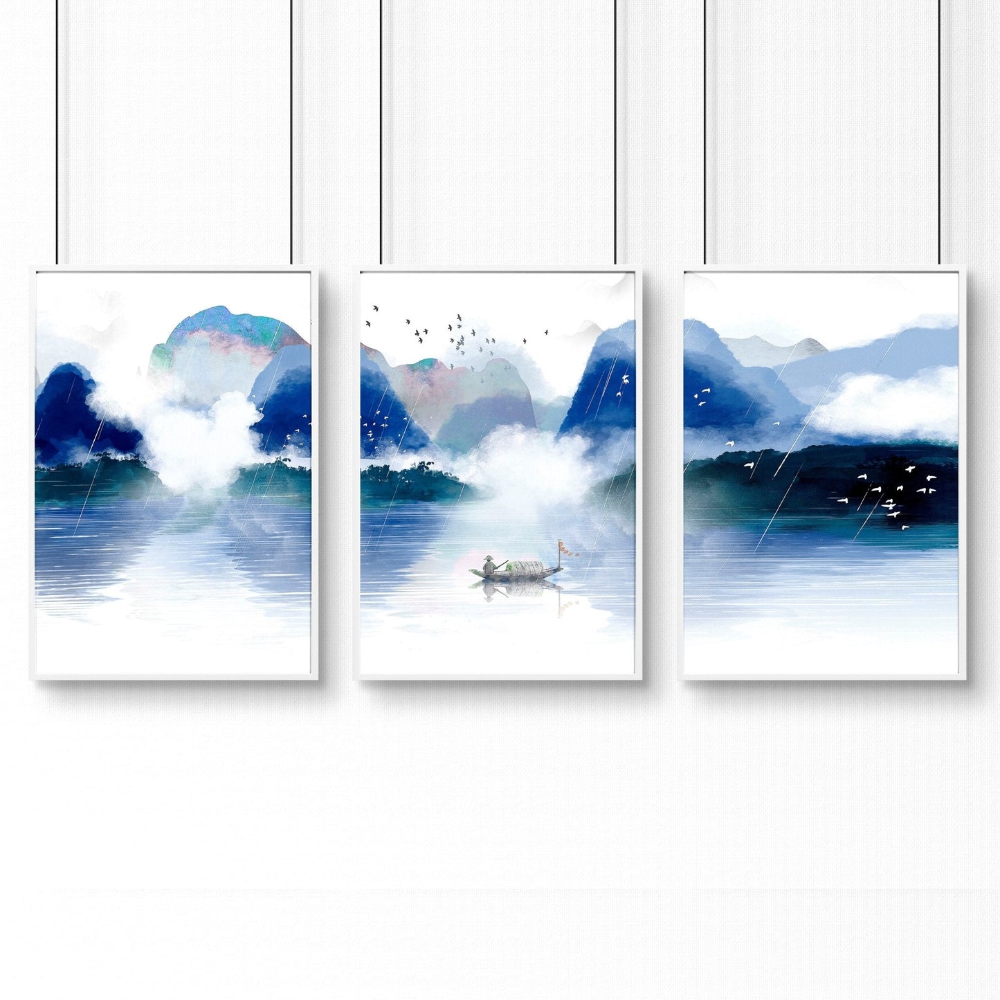 Wall decorations office | set of 3 wall art prints