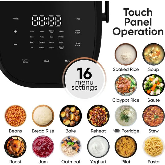 IH103 Pressure Induction Heating Rice Cooker and Warmer, 6 cup - Japan style - IH Technology with Steamer (1.5L)