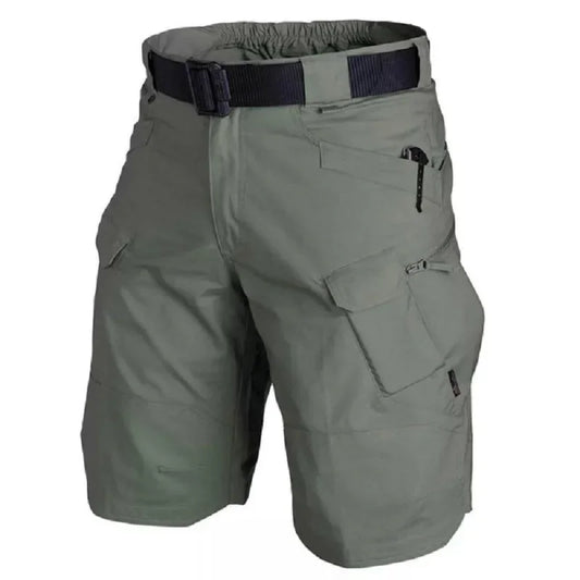 Summer Outdoor Tactical Cargo Shorts for Men - Waterproof, Multi-Pocket, Plus Size Hiking and Camping Urban Shorts
