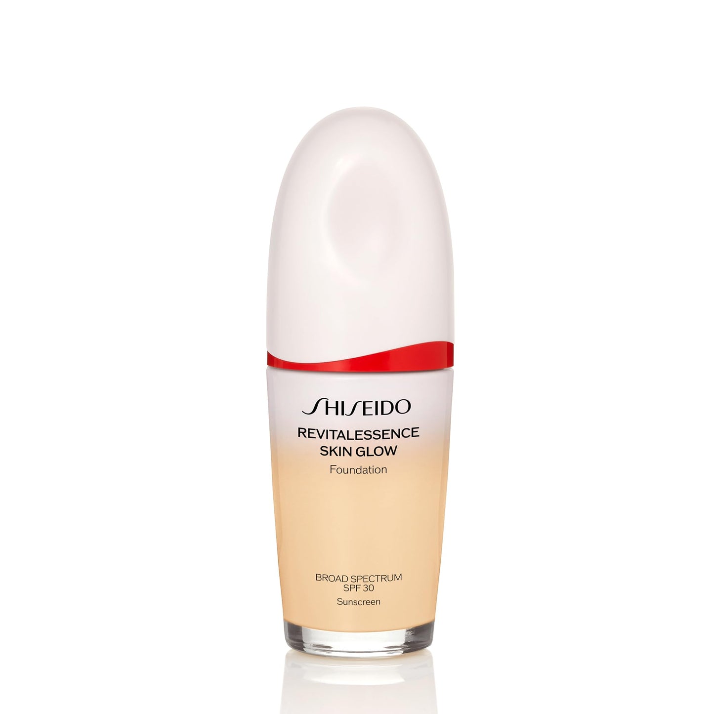 Shiseido RevitalEssence Skin Glow Foundation SPF 30 - Buildable, Medium Coverage - 24-HR Hydration & 12-HR Wear - Transfer, Crease & Fade Resistant - Non-Comedogenic - All Skin Types