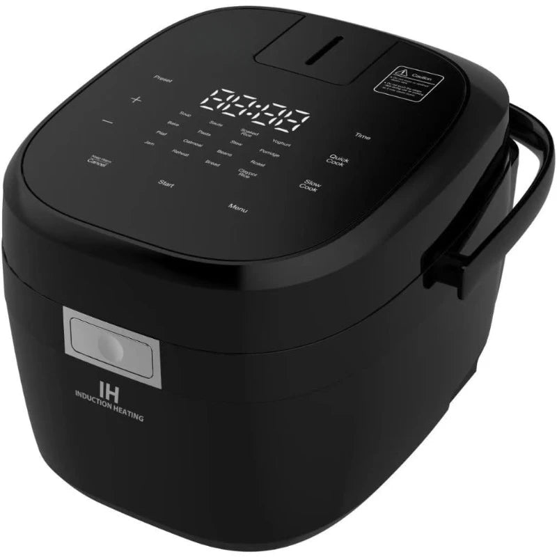 IH103 Pressure Induction Heating Rice Cooker and Warmer, 6 cup - Japan style - IH Technology with Steamer (1.5L)
