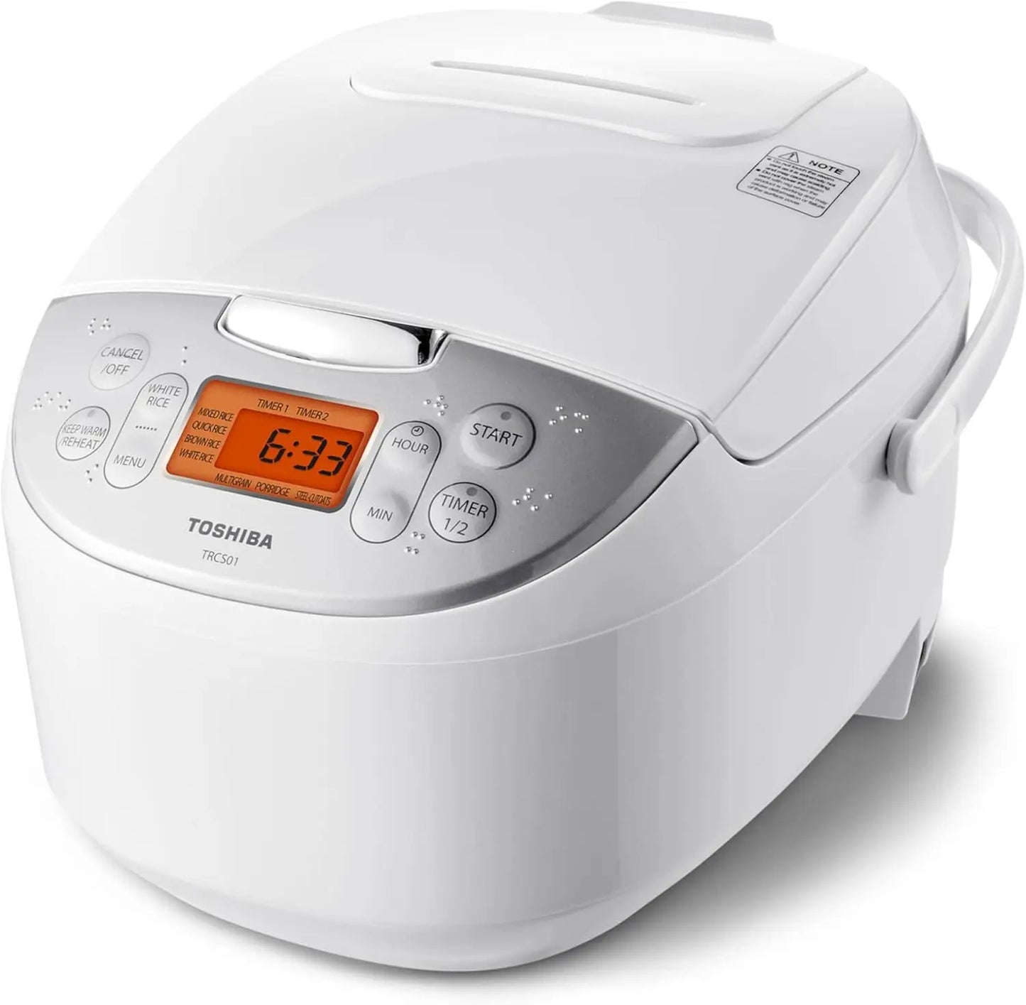 Rice Cooker 6 Cup Uncooked – Japanese Rice Cooker with Fuzzy Logic Technology, 7 Cooking Functions,
