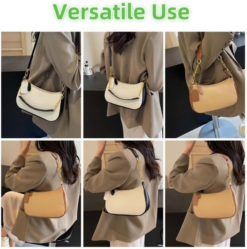 Crossbody Bags for Women Trendy Crescent Shoulder Underarm Small Purse Retro Classic Hobo Clutch Handbag Fashion Y2K