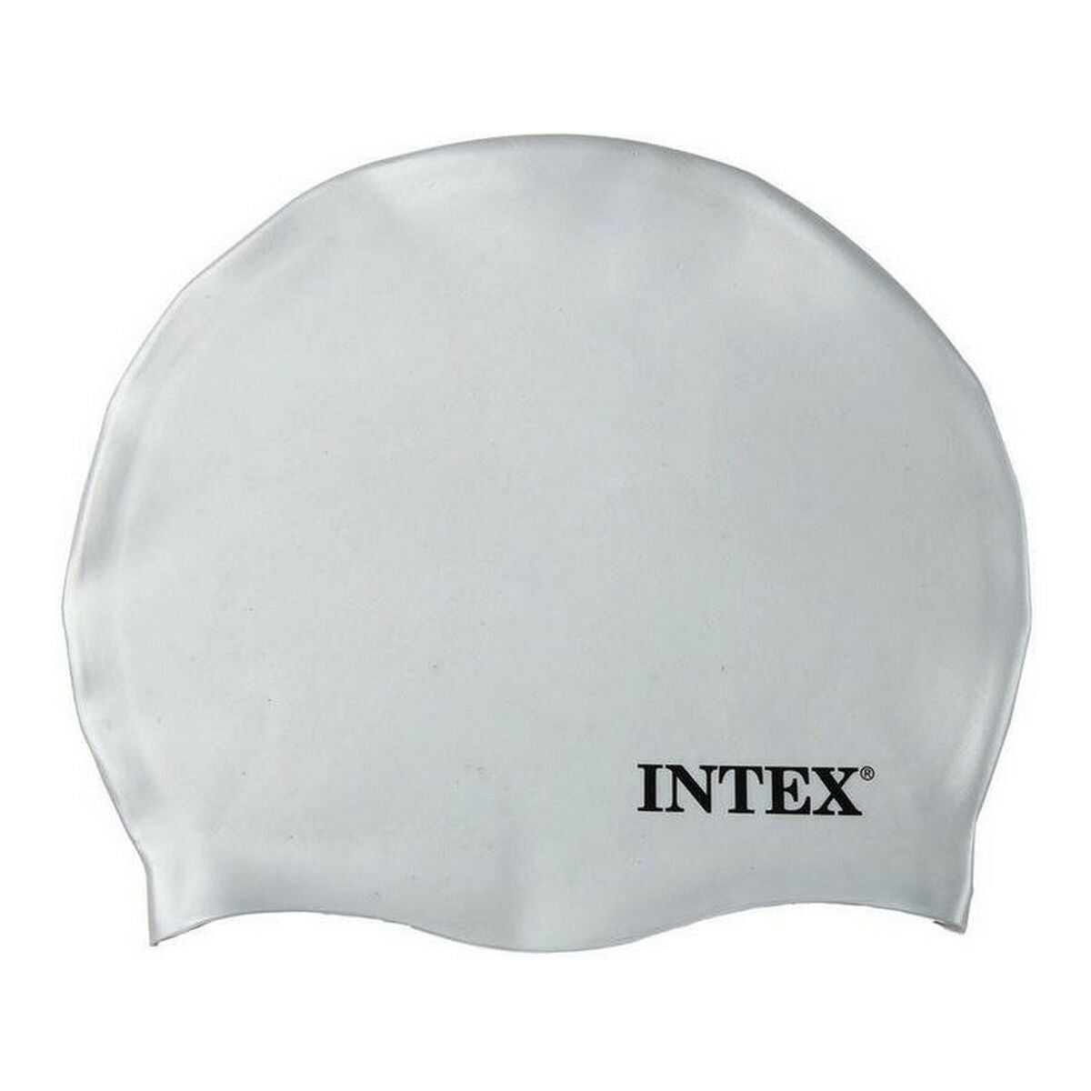 Swimming Cap Intex 55991 Silicone Black Blue White + 8 Years