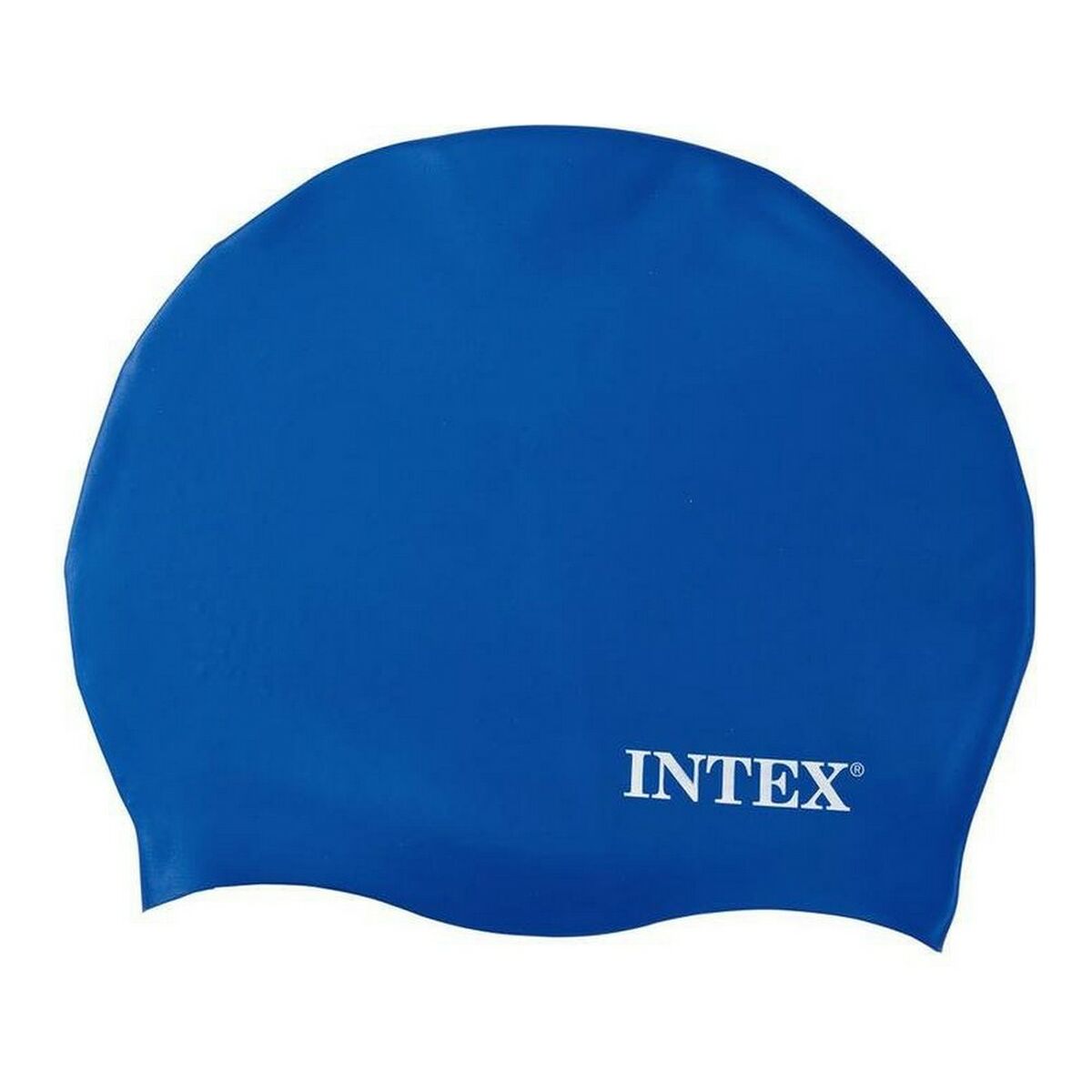 Swimming Cap Intex 55991 Silicone Black Blue White + 8 Years