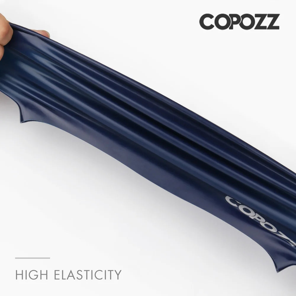 Copozz Men Elastic Swimming Hat  Large Size Swimming Wear Professional