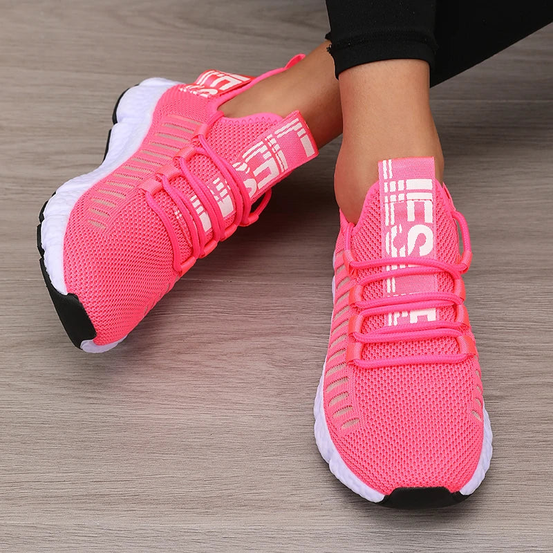 Women's Sports Shoes Mesh Lightweight Soft Sole Jogging Strap