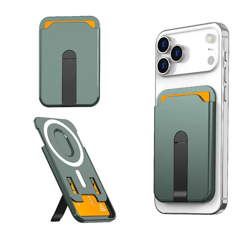 For Magsafe Magnetic Wallet Case Phone Stand Credit Card Holder for