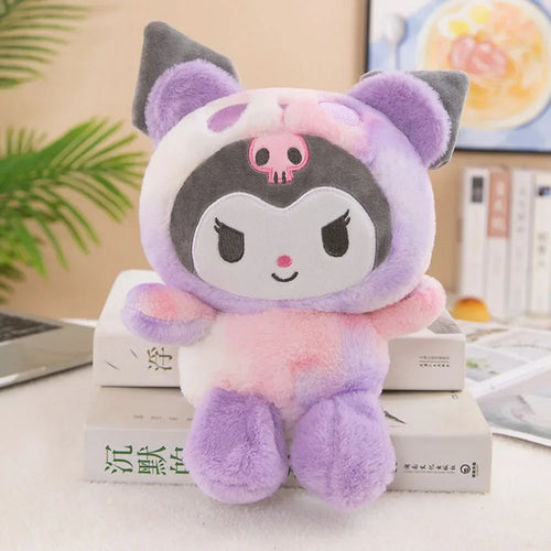 25CM Kawaii Sanrio Plush Hello Kitty Cinnamonroll Kuromi Pochacco
