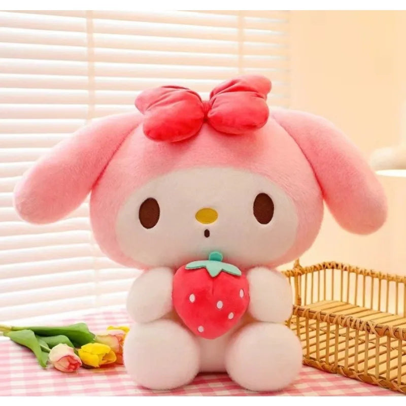 **New Kawaii 25cm Sanrio Plush Jade Dog Kuromi Dressing Doll Cute