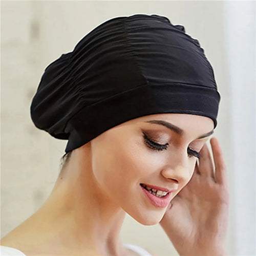 Swimming Hat Women Unisex Girls Long Hair Bathing Cap Swimming Cap