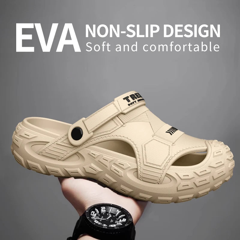 EVA sandals for men in summer, thick soft soled for outdoor wear,