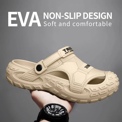 EVA sandals for men in summer, thick soft soled for outdoor wear,