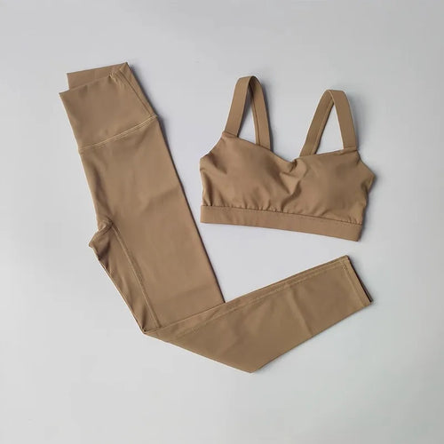 Seamless Yoga Set for Women, Workout Sportswear, Gym Clothing,