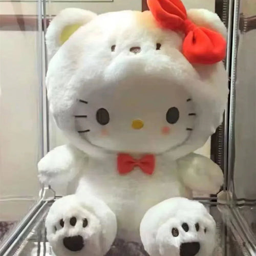 =New Kawaii 25cm Sanrio Plush Toy Jade Dog Kuromi Dressing Doll Doll