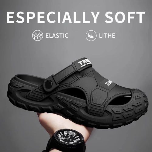 EVA sandals for men in summer, thick soft soled for outdoor wear,