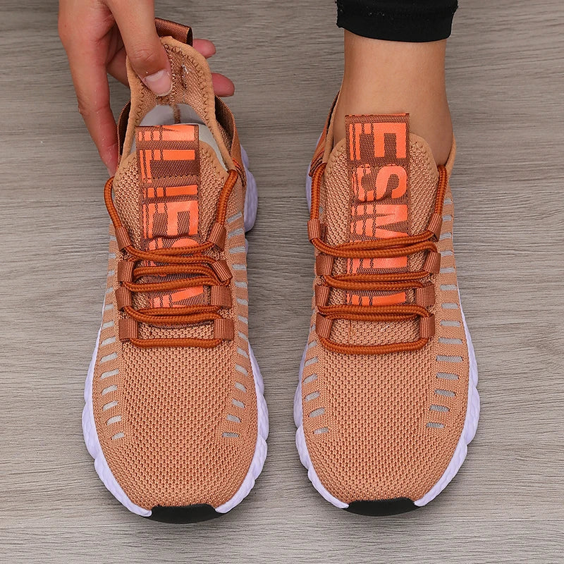 Women's Sports Shoes Mesh Lightweight Soft Sole Jogging Strap