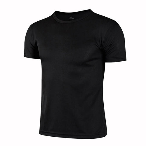Men Women Quick Dry Short Sleeve Sport T Shirt Gym Jerseys Fitness