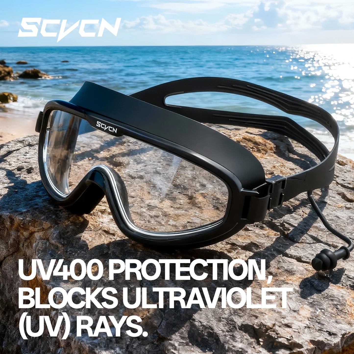 SCVCN Swimming Goggles Professional Surfing Competition Beach