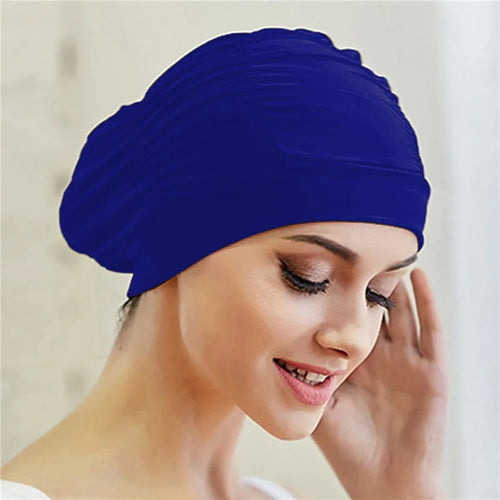 Swimming Hat Women Unisex Girls Long Hair Bathing Cap Swimming Cap