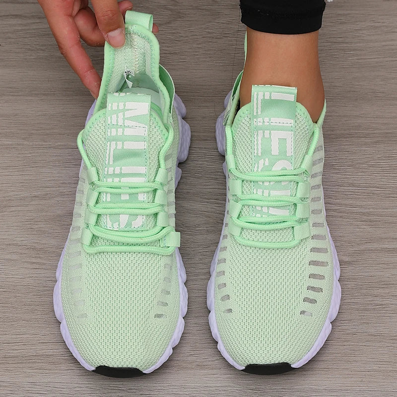 Women's Sports Shoes Mesh Lightweight Soft Sole Jogging Strap