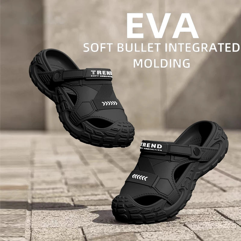 EVA sandals for men in summer, thick soft soled for outdoor wear,