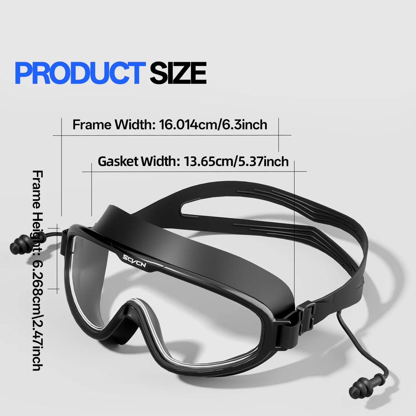 SCVCN Swimming Goggles Professional Surfing Competition Beach