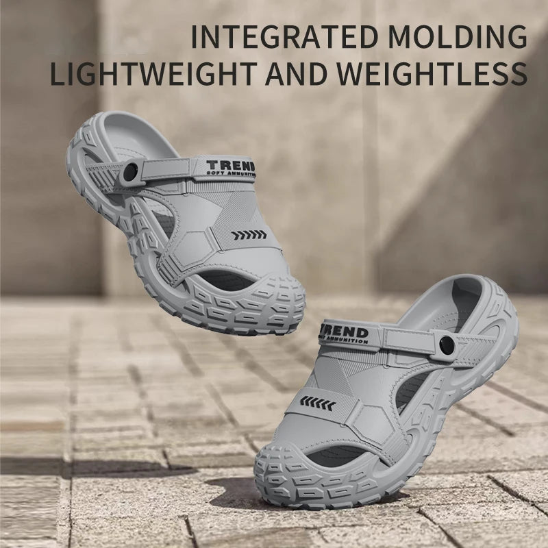 EVA sandals for men in summer, thick soft soled for outdoor wear,