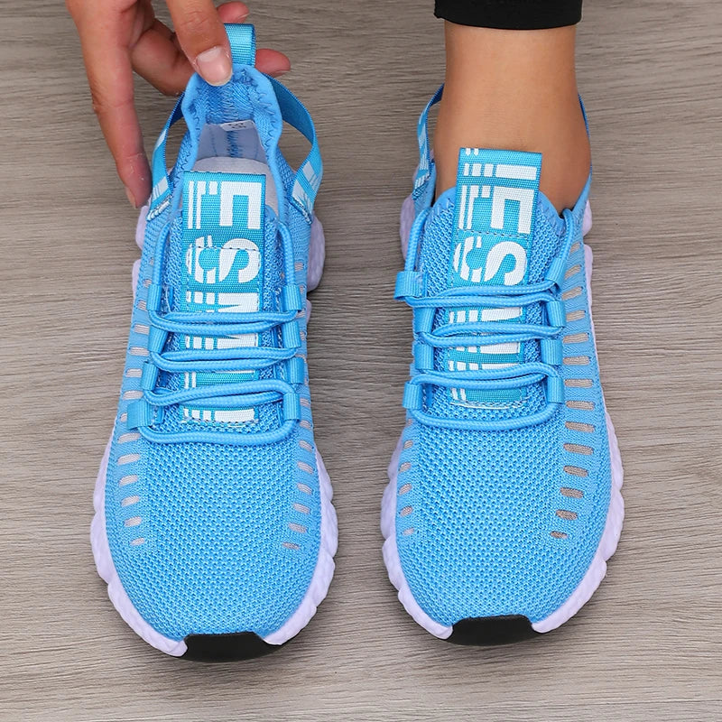 Women's Sports Shoes Mesh Lightweight Soft Sole Jogging Strap