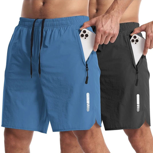 Men's Sport Shorts Sportswear Summer Running Shorts Beach Bottoms Gym