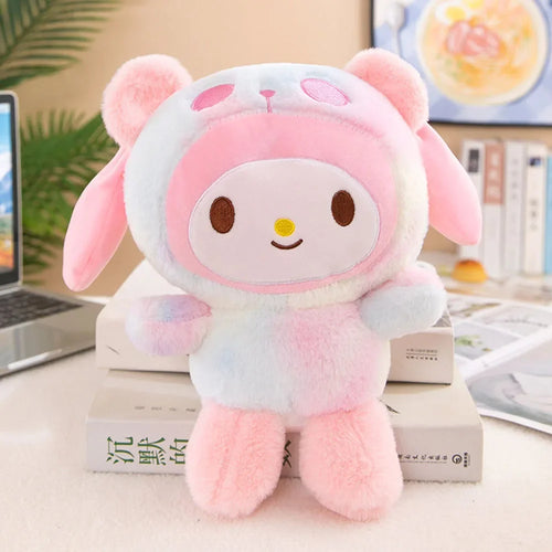 25CM Kawaii Sanrio Plush Hello Kitty Cinnamonroll Kuromi Pochacco
