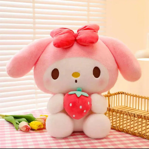 =New Kawaii 25cm Sanrio Plush Toy Jade Dog Kuromi Dressing Doll Doll