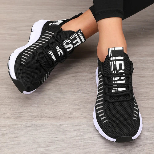 Women's Sports Shoes Mesh Lightweight Soft Sole Jogging Strap