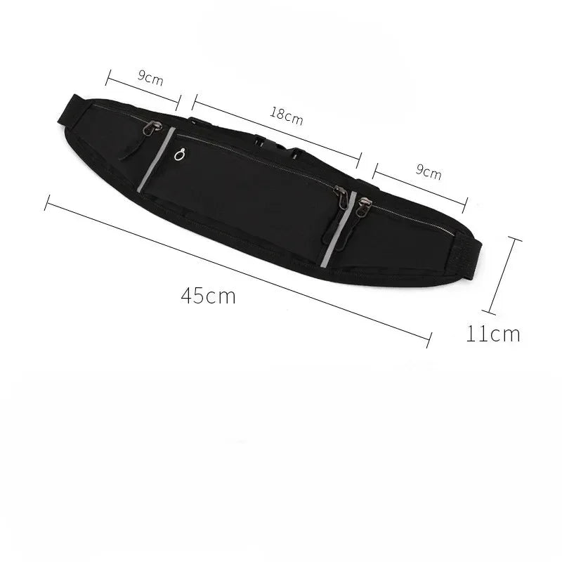 Fitness outdoor sports waist bag, running mobile waist bag, men's and