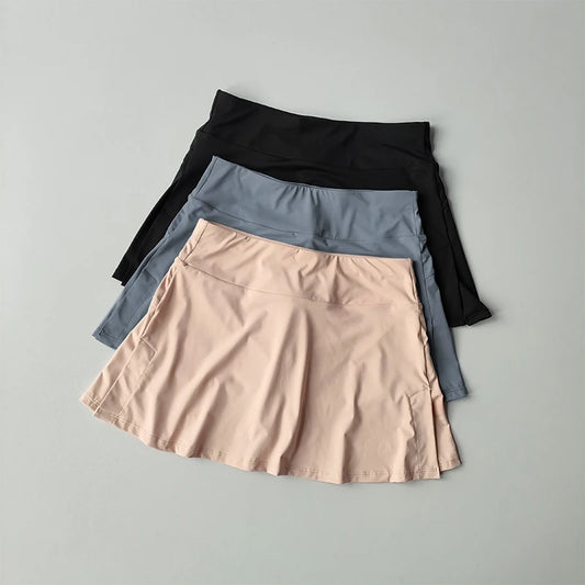 High Waisted Sports Shorts for Women's Summer Vacation Two Anti Glare