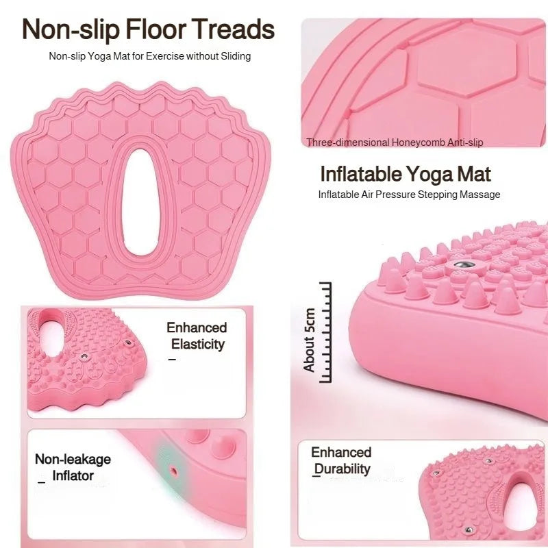 Household Inflatable Foot Massager Anti-slip Magnet Stone Stepper Pad