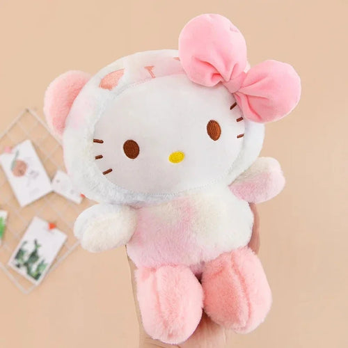 =New Kawaii 25cm Sanrio Plush Toy Jade Dog Kuromi Dressing Doll Doll