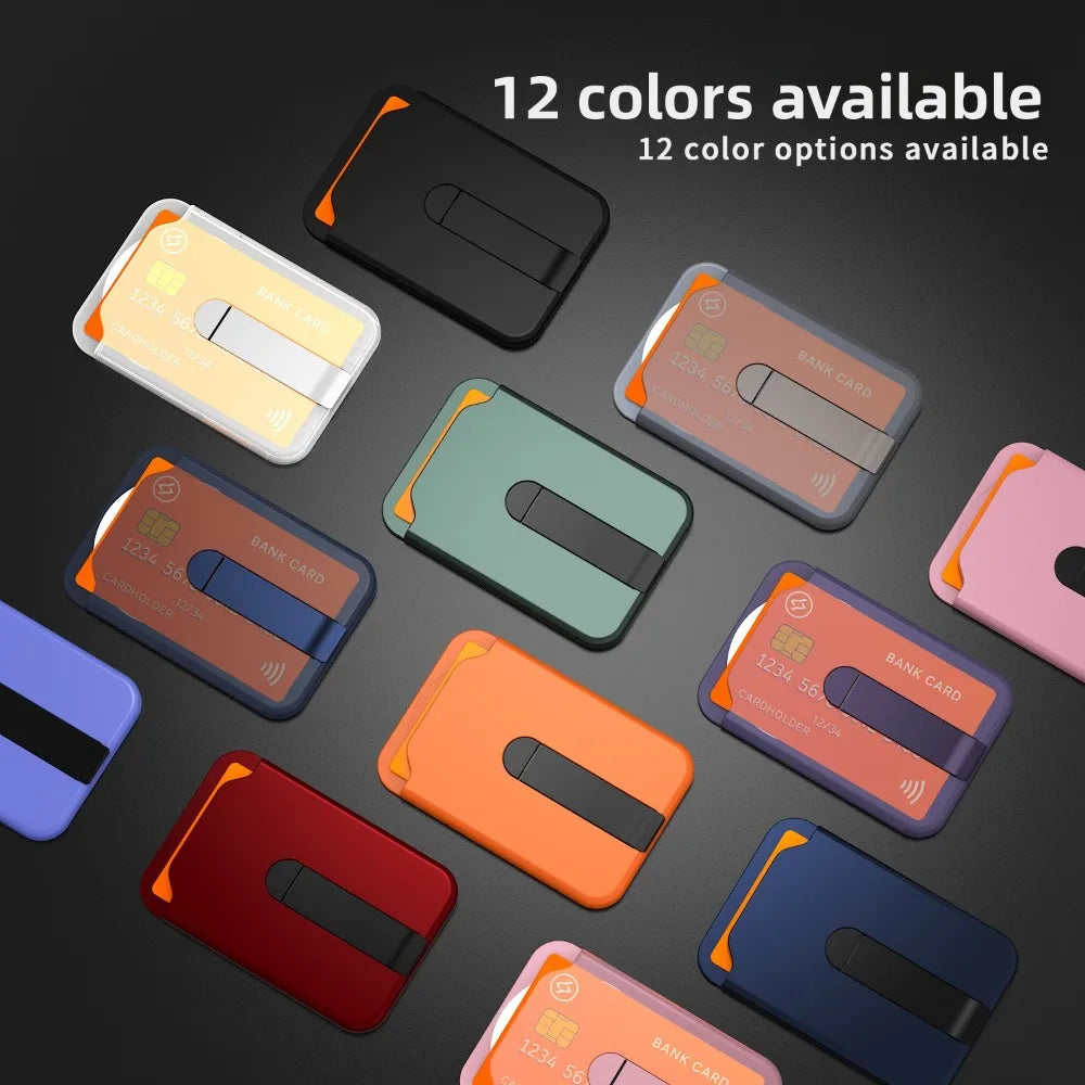 For Magsafe Magnetic Wallet Case Phone Stand Credit Card Holder for
