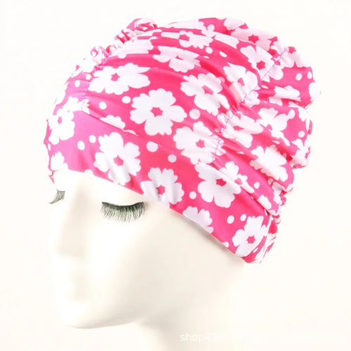 Swimming Hat Women Unisex Girls Long Hair Bathing Cap Swimming Cap