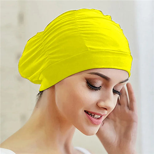 Swimming Hat Women Unisex Girls Long Hair Bathing Cap Swimming Cap