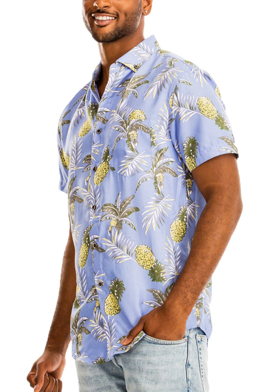 HAWAIIAN BUTTON DOWN SHIRT WS7036