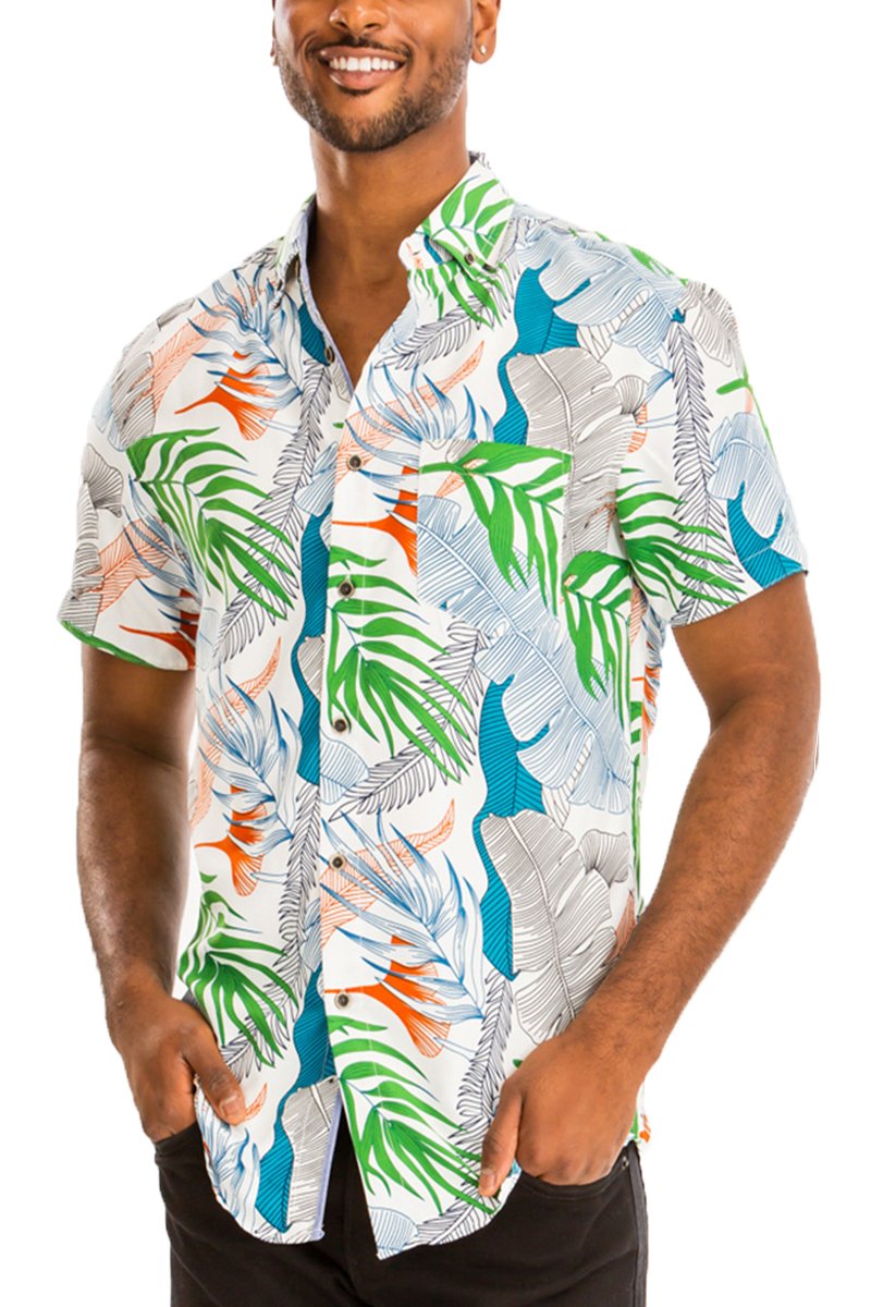 HAWAIIAN BUTTON DOWN SHIRT