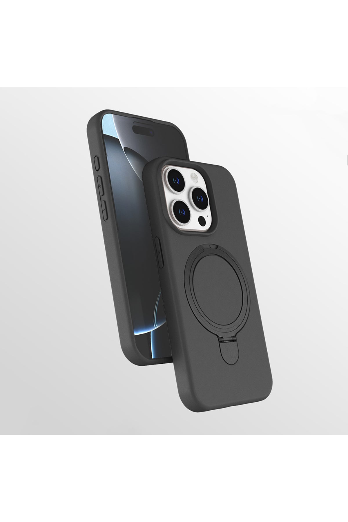 iPhone 14 Pro Case Magnetic Charging Ring Stand - Samara Cover
